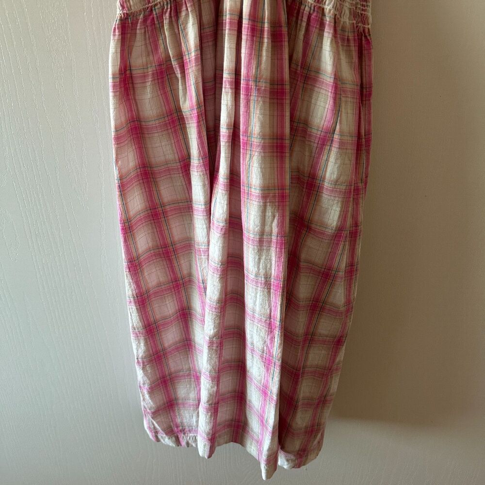 NICHOLAS Revolve Smocked Panel Dress Peony 100% Cotton Size US 16 - Picture 5 of 10